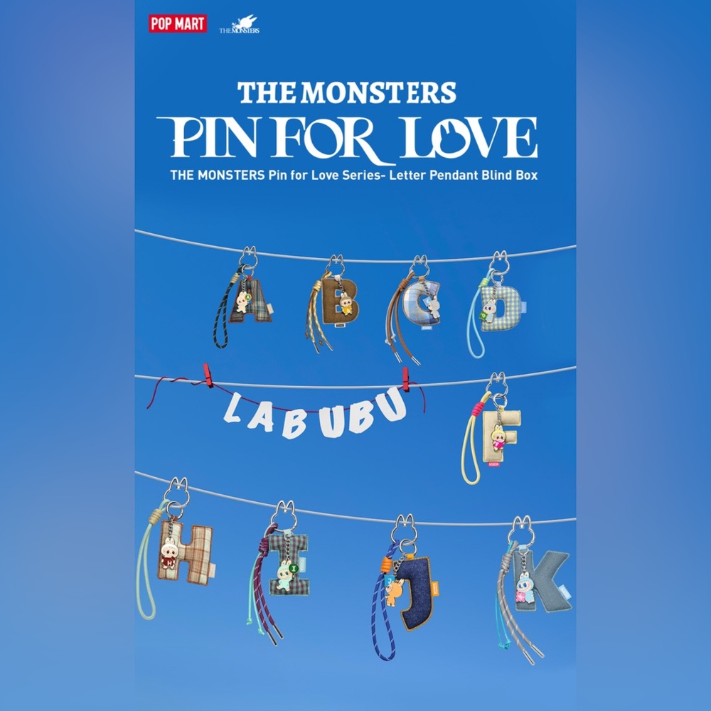 Pop Mart The Monsters Pin for Love Series
